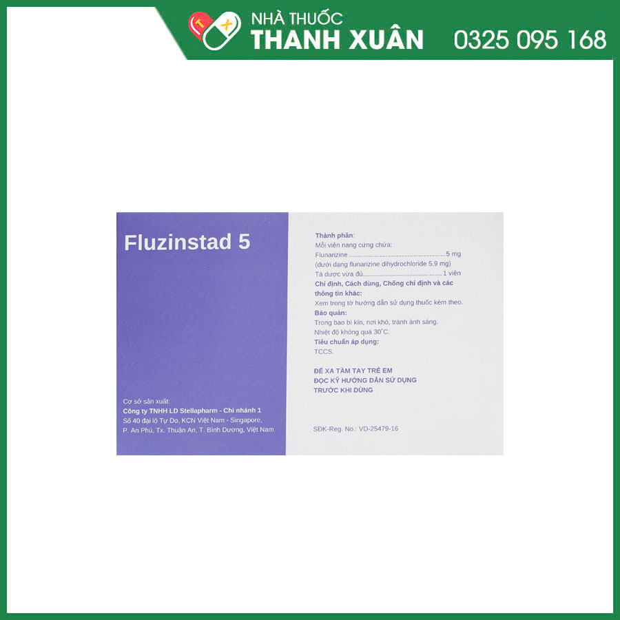 Fluzinstad 5 thuốc điều trị dự phòng cơn đau nửa đầu